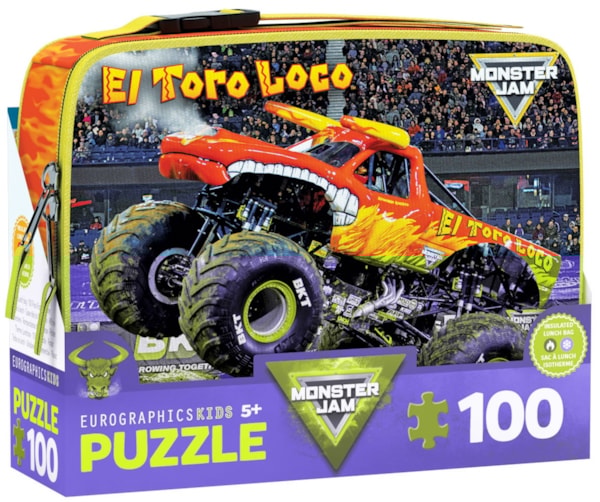 El Toro Loco Monster Jam Lunch Bag Puzzle at Eurographics