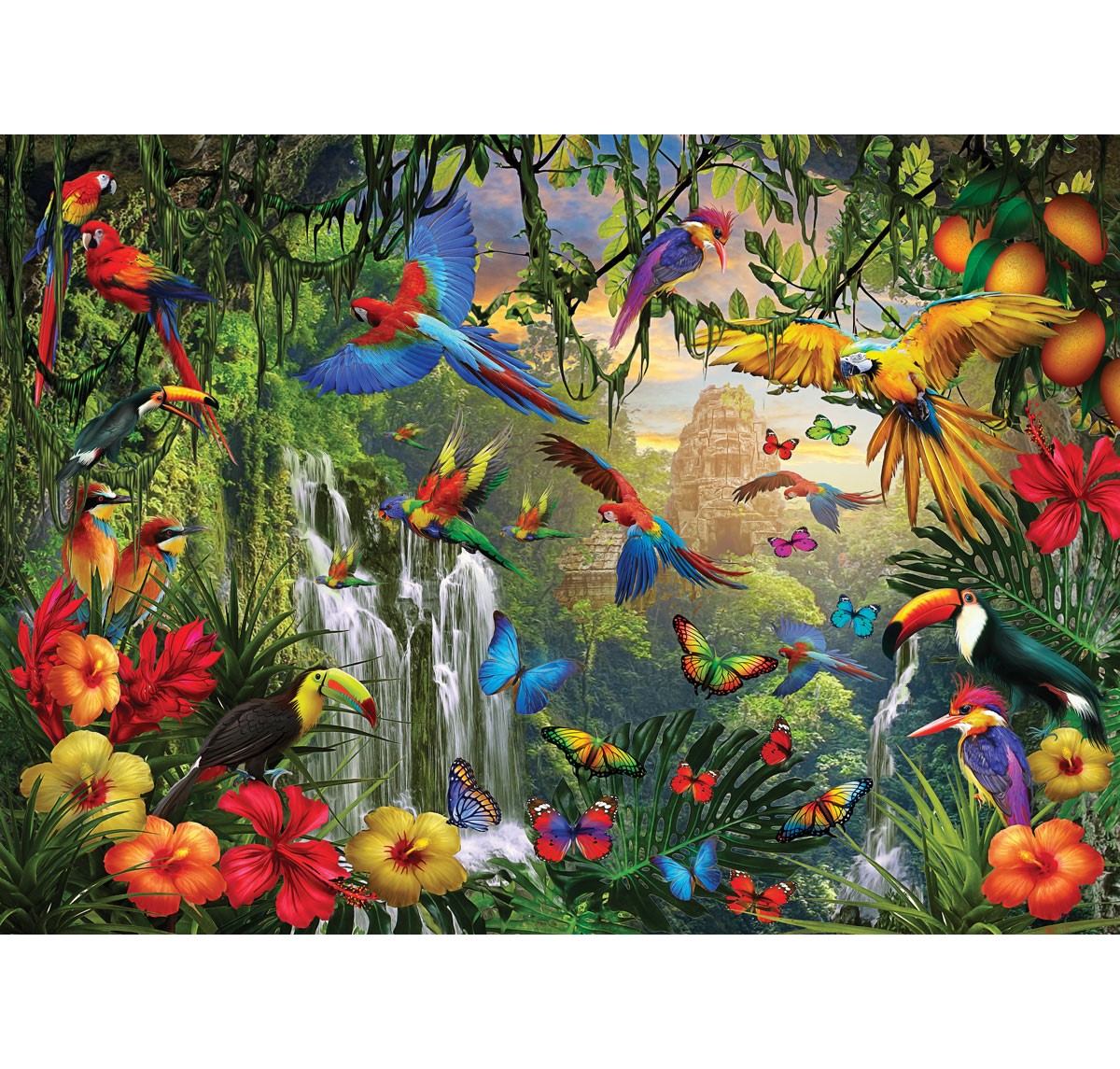 Puzzle - EDUCA - 500 pièces - Paysage et nature - Paradis tropical