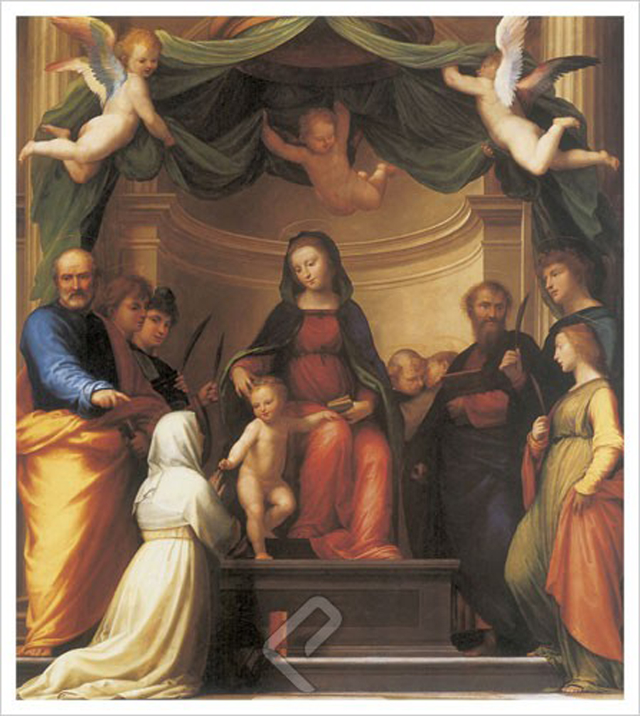 The Mystical Marriage Of Saint Catherine Giclee by Fra Bartolomeo
