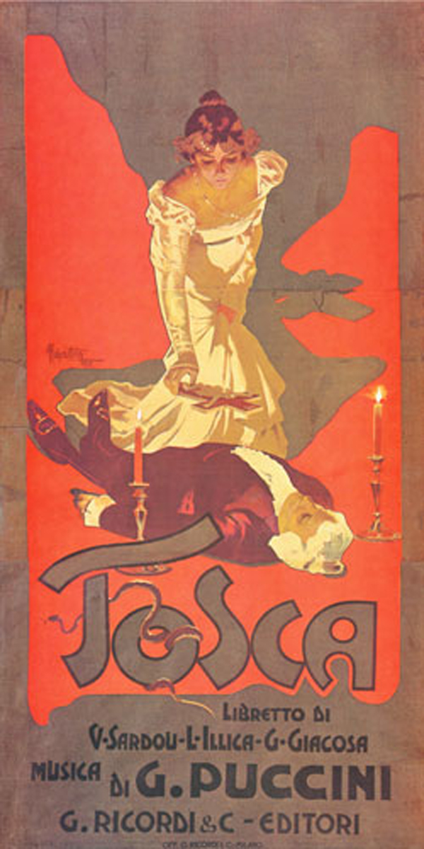 Puccini - Tosca, Canvas By Adolfo Hohenstein