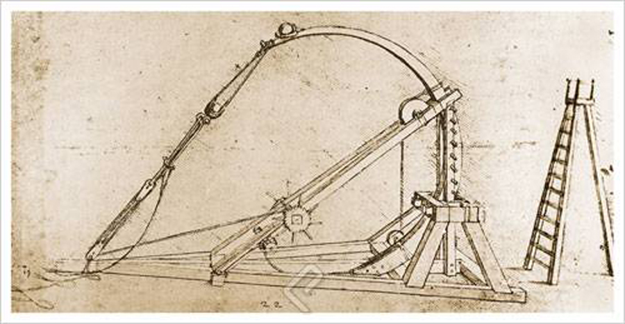 La catapulte de De Vinci - Boutique Pichenotte