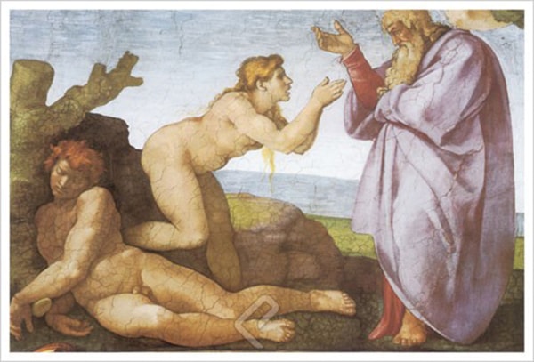 The Creation Of Eve Giclee Photo by Michelangelo at Eurographics