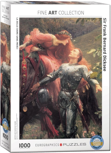 La Belle Dame sans Merci (detail), Jigsaw Puzzle by Sir Frank
