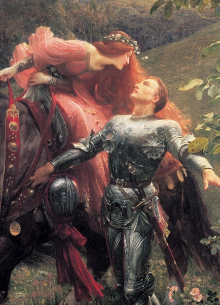 La Belle Dame sans Merci (detail), Jigsaw Puzzle by Sir Frank
