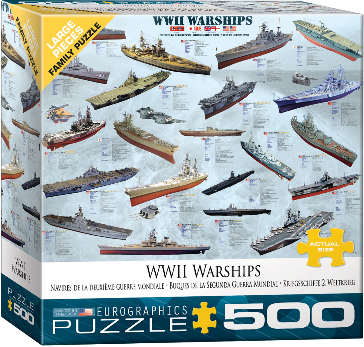 WWII War Ships, Jigsaw Puzzle at Eurographics