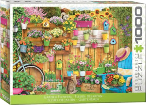 Puzzle vintage - Fleurs du jardin