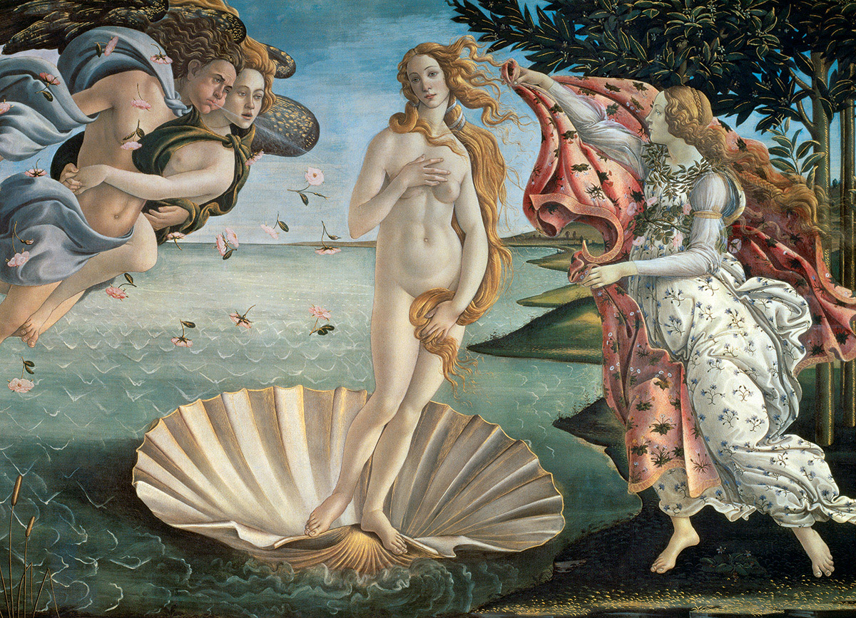 Franklin Mint フランスの 銀貨 Venus Botticelli 1973 24K on Sterling Silver Franklin Mint The Birth of Venus