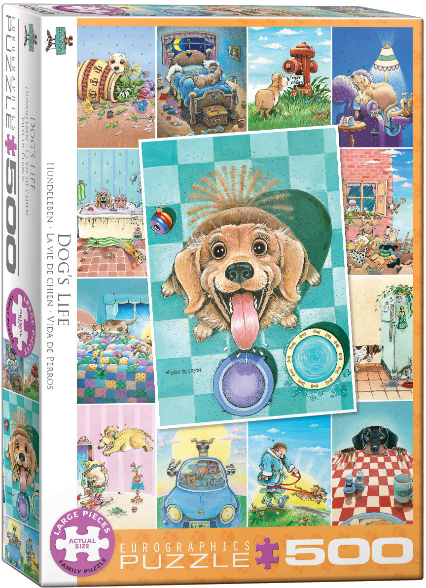 EuroGraphics Yoga Puzzle 500 Pezzi - Multicolore, Per Famiglie, Fatto In Germania