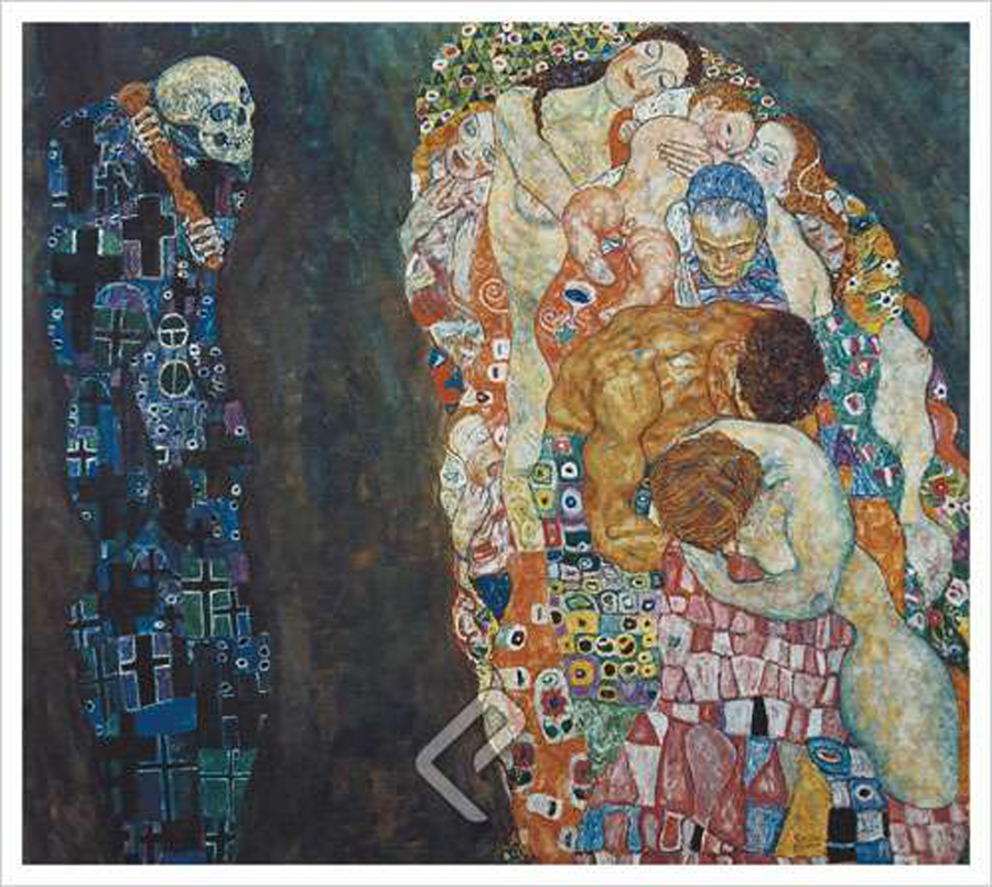 Death and Life (Tod Und Leben), 1910, Giclee Print on Canvas by Gustav ...