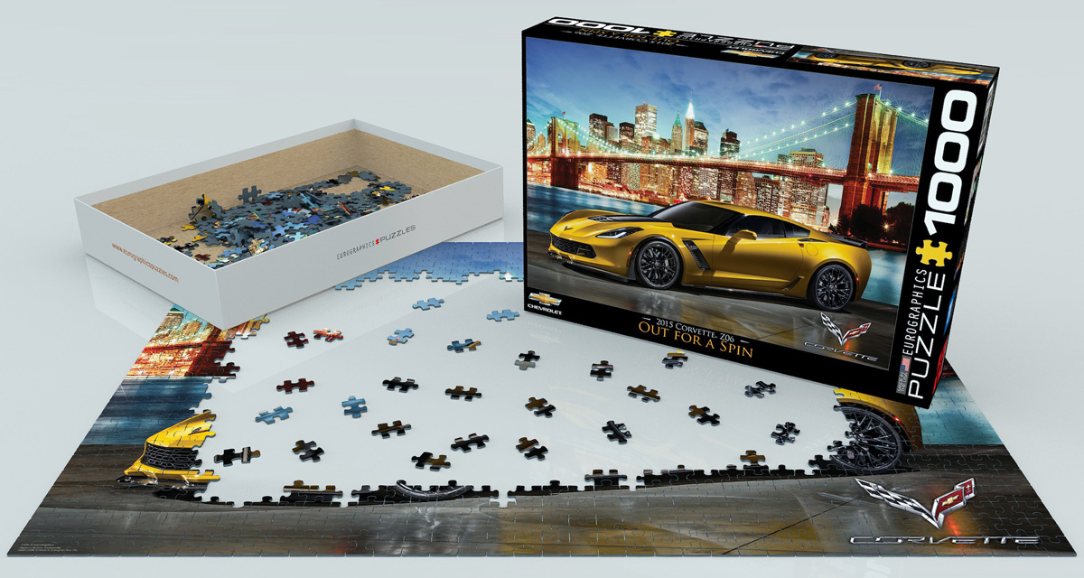 Corvette in Manhattan Jigsaw Puzzles at Eurographics