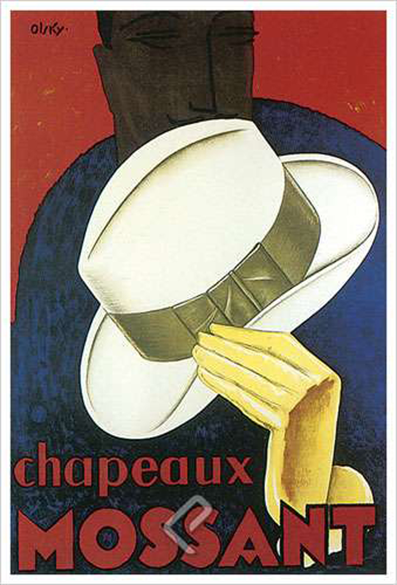 Chapeaux Mossant, Giclee Print on Photo Paper by Olsky