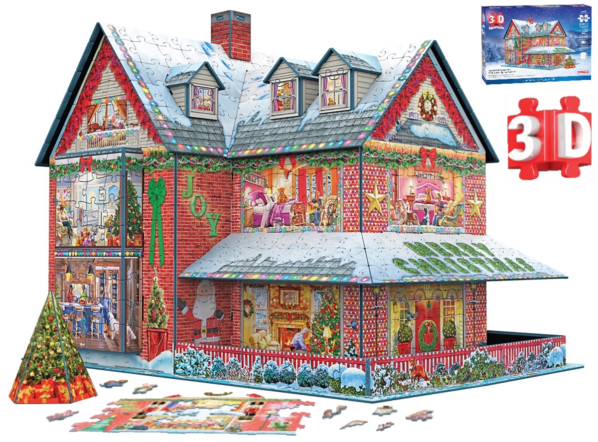 Christmas House 3D Puzzle at Eurographics