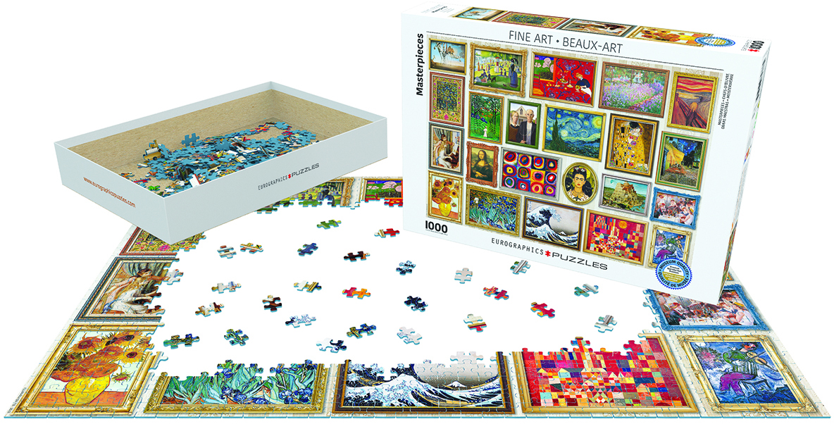 Masterpieces, Jigsaw Puzzle at Eurographics