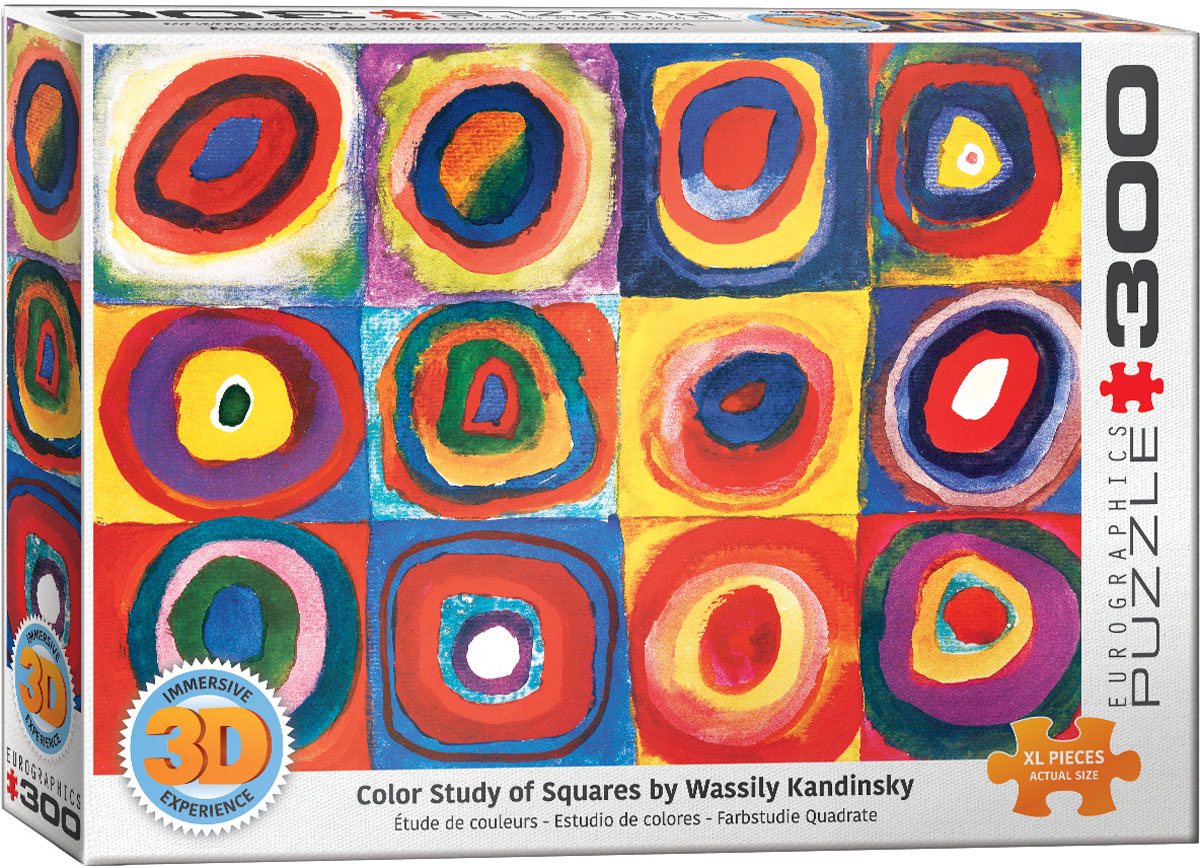 Color Study of Squares, Jigsaw Puzzle at Eurographics